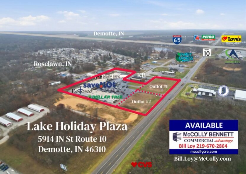 More Photos Of 5914 E State Road 10, Demotte Storefront Retail Office For Sale