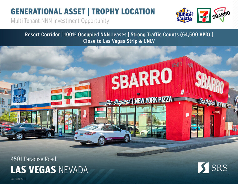 Primary Photo Of 4501 Paradise Rd, Las Vegas Restaurant For Sale