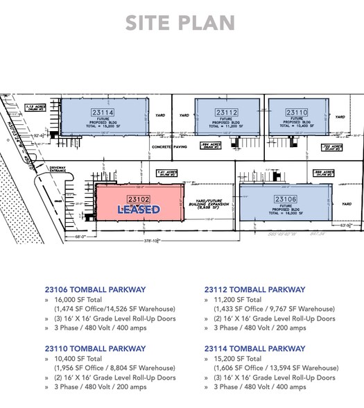 More Photos Of 23114 State Highway 249, Tomball Warehouse For Lease