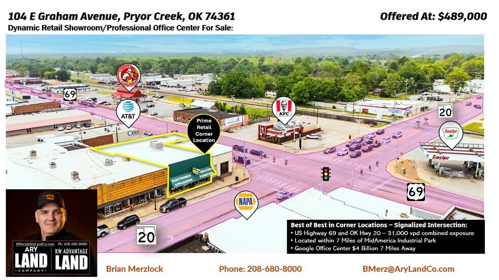 More Photos Of 104 E Graham Ave, Pryor General Retail For Sale