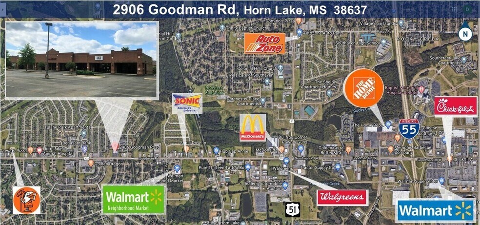 More Photos Of 2906 Goodman Rd W, Horn Lake Unknown For Lease