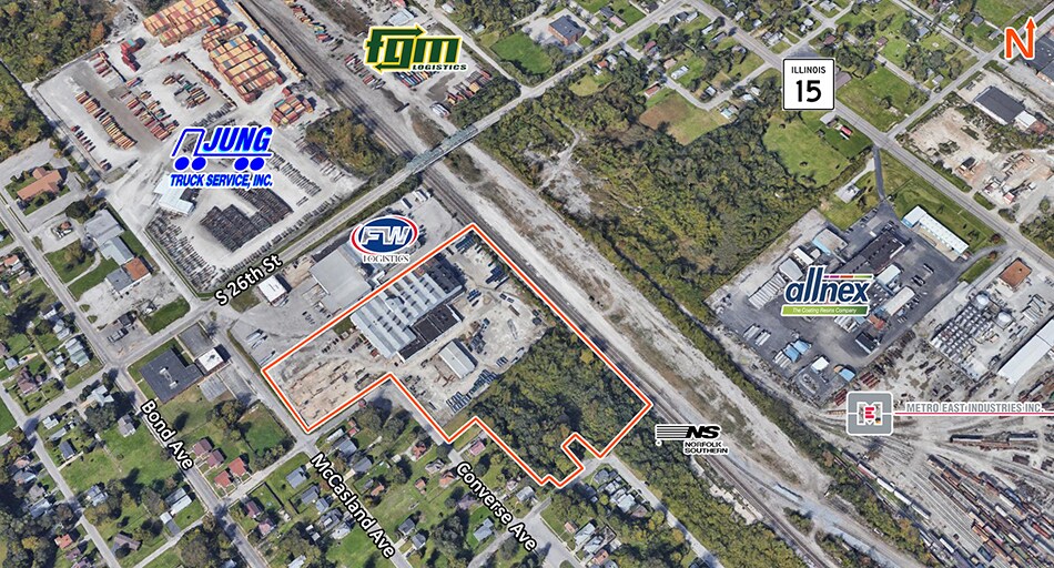 More Photos Of 2701 Converse Ave, East Saint Louis Manufacturing For Sale