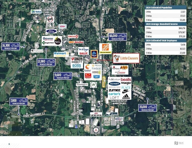 More Photos Of 724 Highway 53 East SE, Calhoun General Retail For Sale