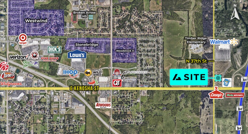 More Photos Of 1140-1168 N 38th St, Broken Arrow Unknown For Lease