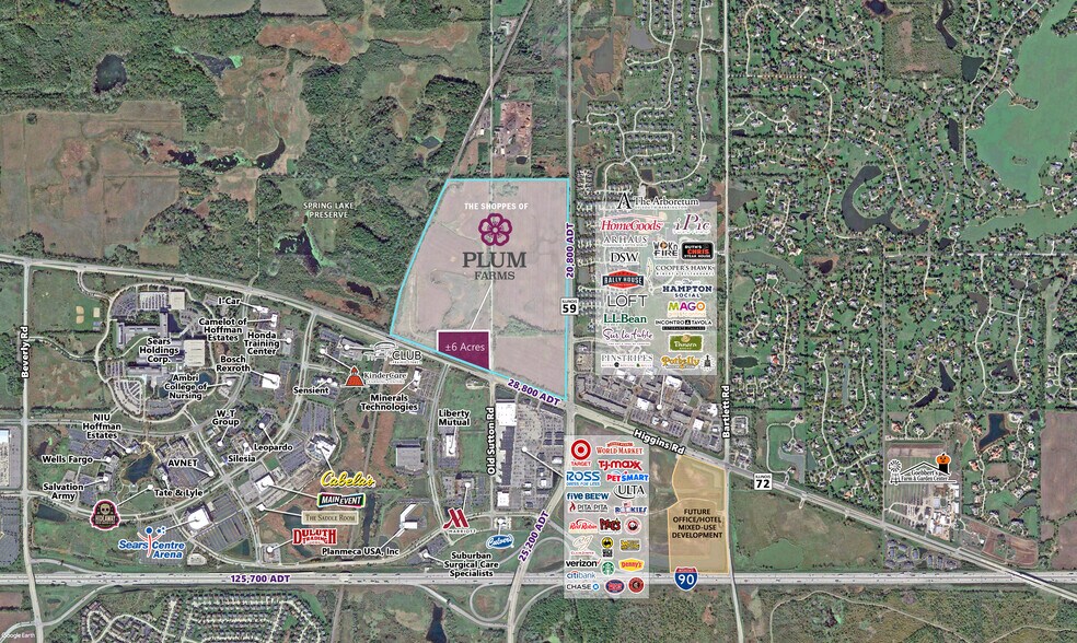 More Photos Of Route 72 @ Route 59, Hoffman Estates Land For Lease