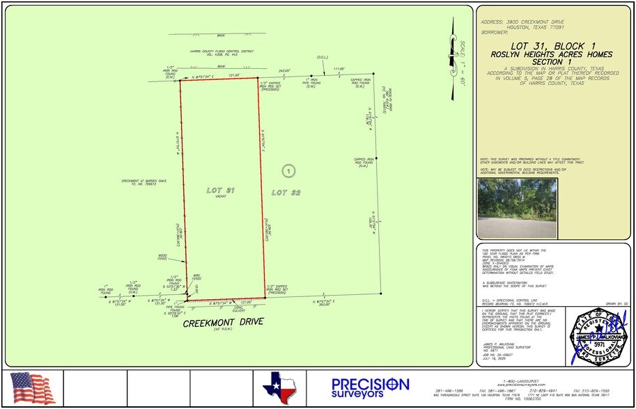 More Photos Of 3900 Creekmont Dr, Houston Land For Sale
