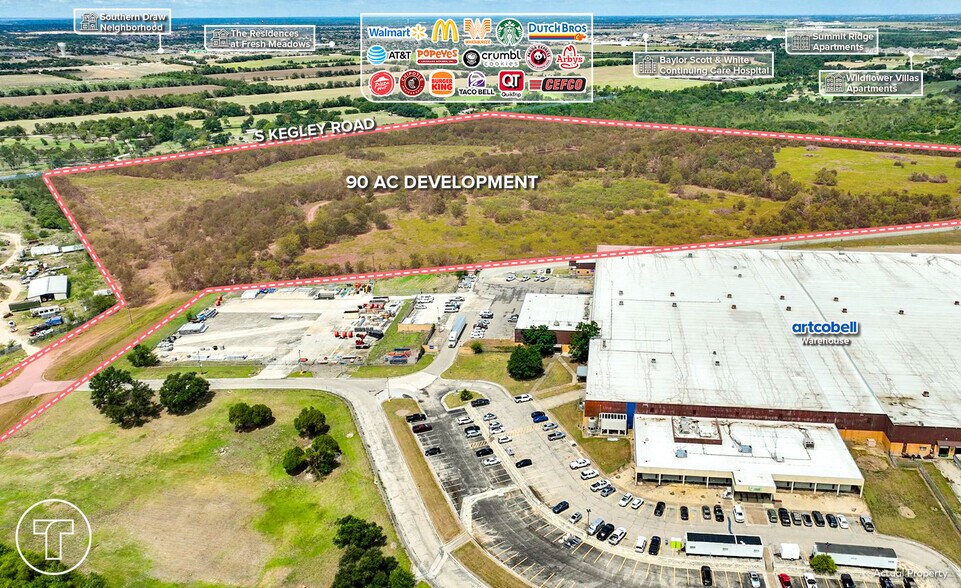 More Photos Of S. Kegley Rd, Temple Land For Sale