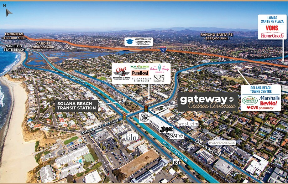 More Photos Of 121-129 Lomas Santa Fe Dr, Solana Beach General Retail For Sale