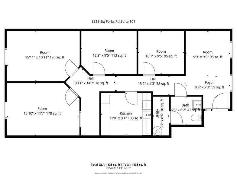 More Photos Of 8313 Six Forks Rd, Raleigh Office For Sale