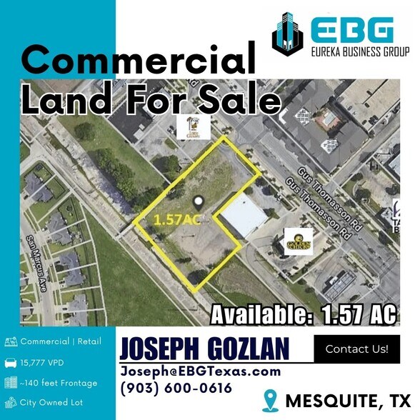Primary Photo Of 4545 Gus Thomasson Rd, Mesquite Land For Sale