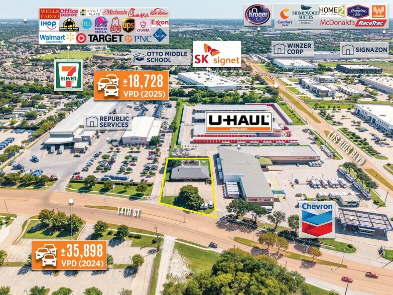 More Photos Of 4120 14th St, Plano Land For Lease
