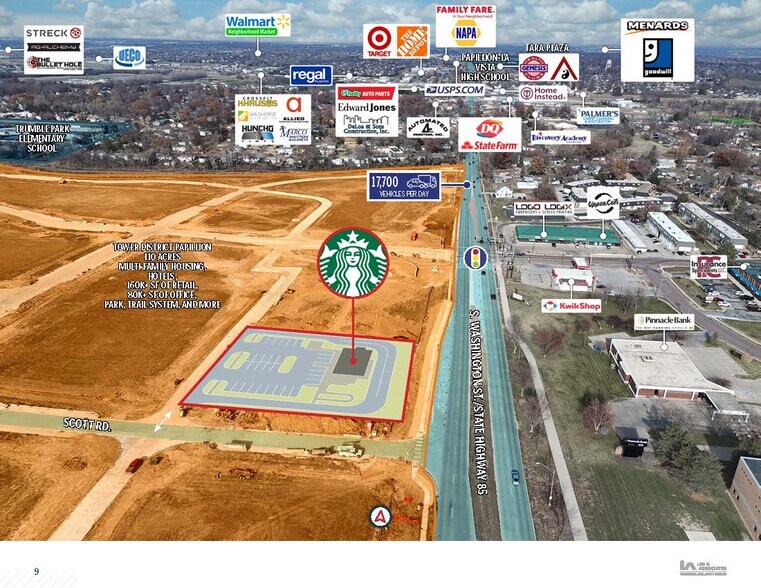 Primary Photo Of 108 Scott Rd, Papillion Fast Food For Sale