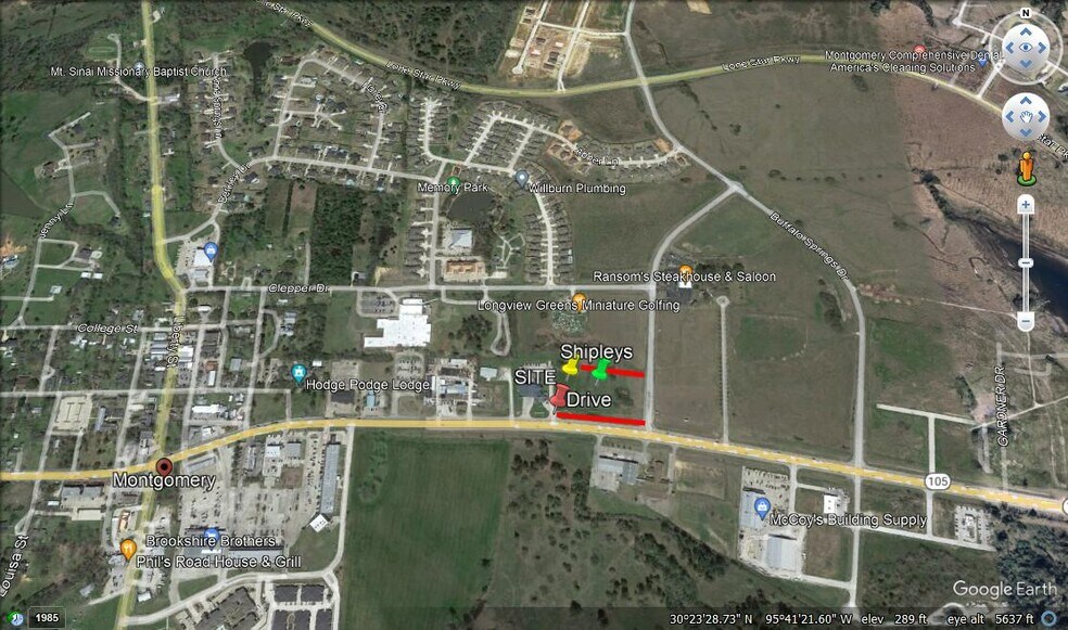 Primary Photo Of 20550 Eva St, Montgomery Land For Lease