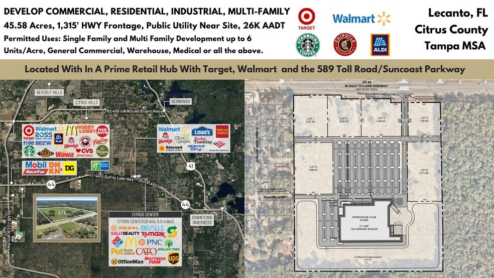 Primary Photo Of 2630 W Gulf To Lake Hwy, Lecanto Land For Sale