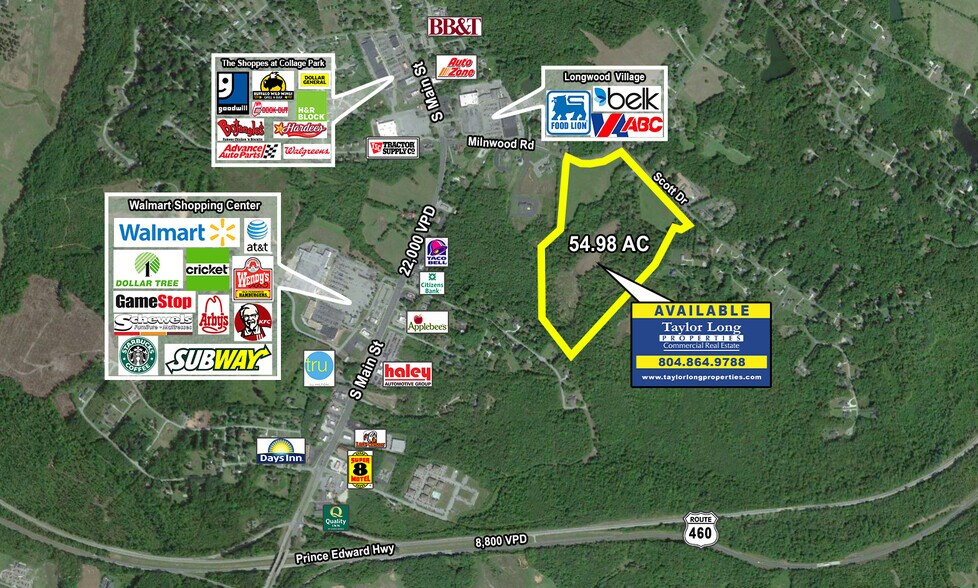 Primary Photo Of Milnwood Road & Scott Drive, Farmville Land For Sale