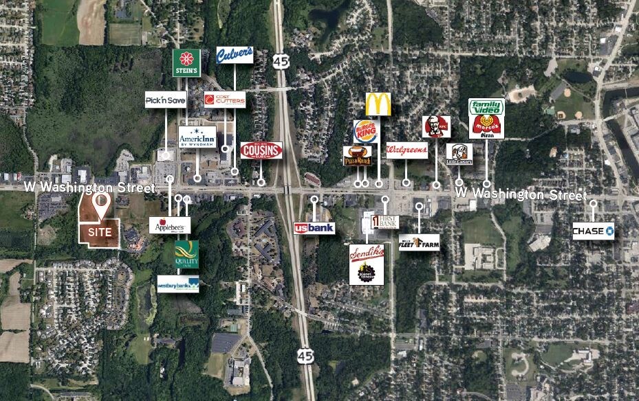 More Photos Of Highway 33 @ Valley Ave, West Bend Land For Sale