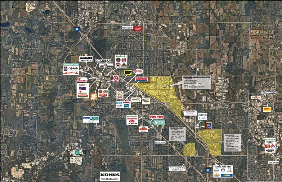 More Photos Of N81W15066-N81W15182 Appleton Ave, Menomonee Falls General Retail For Lease