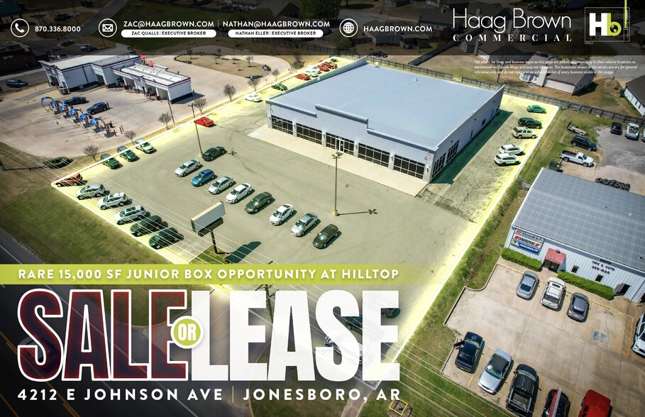 Primary Photo Of 4212 E Johnson Ave, Jonesboro Freestanding For Lease