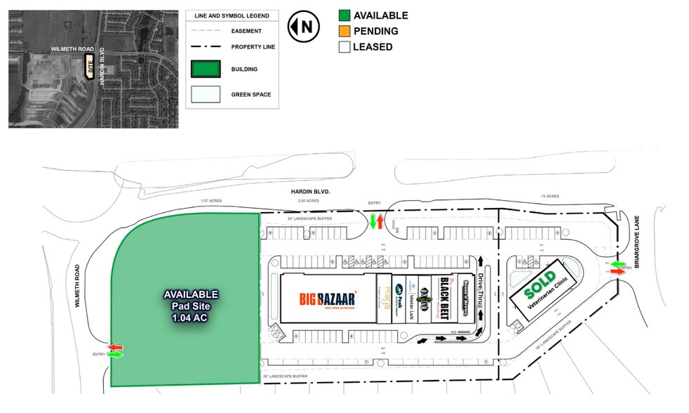 More Photos Of SWQ of Wilmeth Rd and Hardin Blvd, Mc Kinney Land For Lease