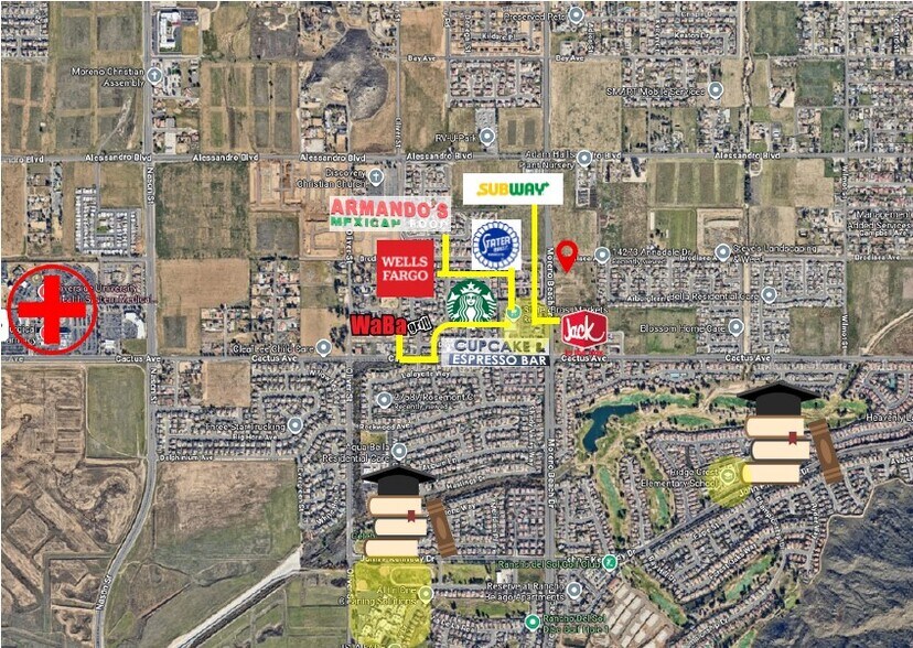 More Photos Of Moreno Beach Drive @ Brodiaea Avenue, Moreno Valley Land For Sale
