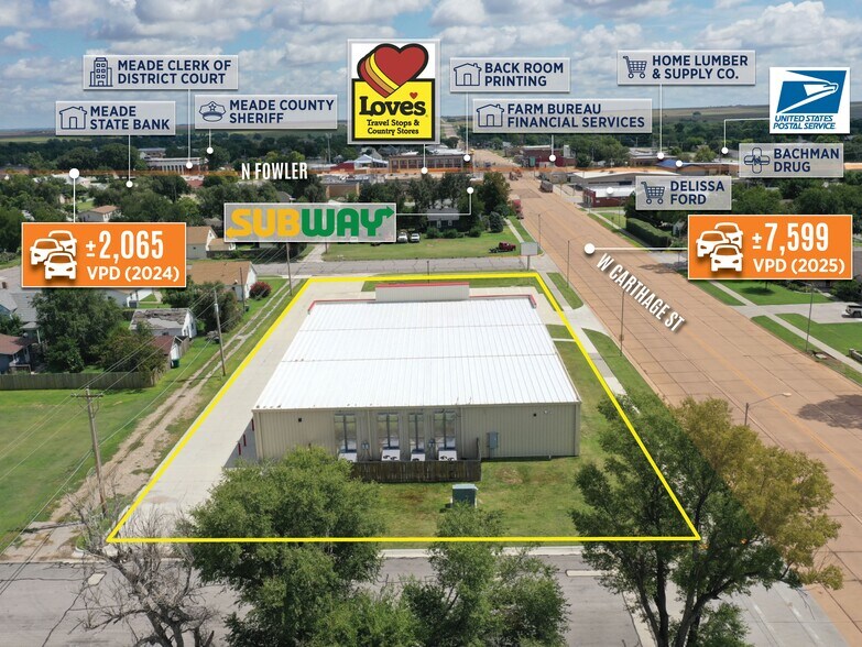 More Photos Of 312 W Carthage St, Meade Freestanding For Sale