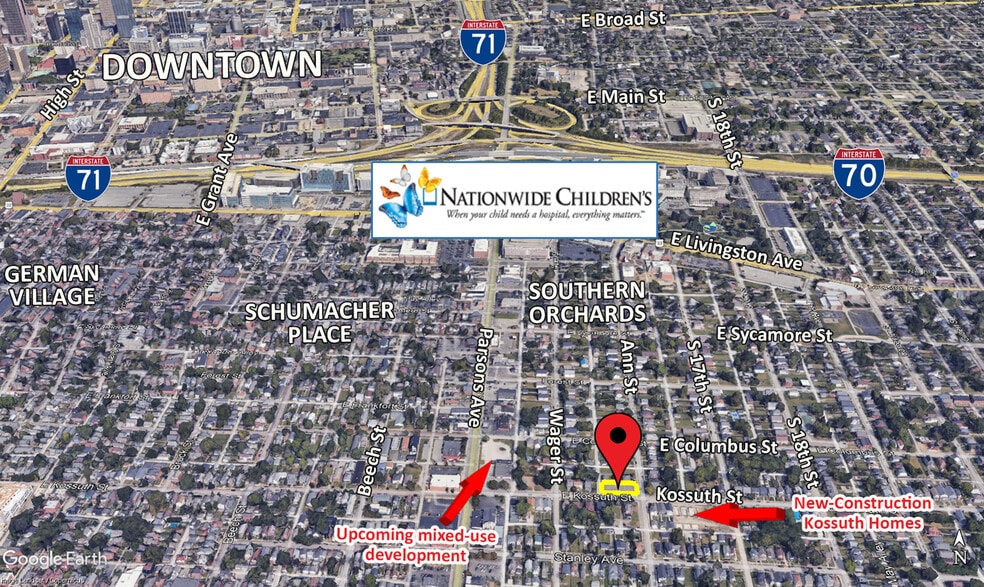More Photos Of 612 Kossuth st, Columbus Land For Sale