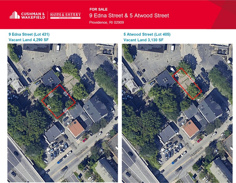 Primary Photo Of 9 Edna St & 5 Atwood St, Providence Land For Sale