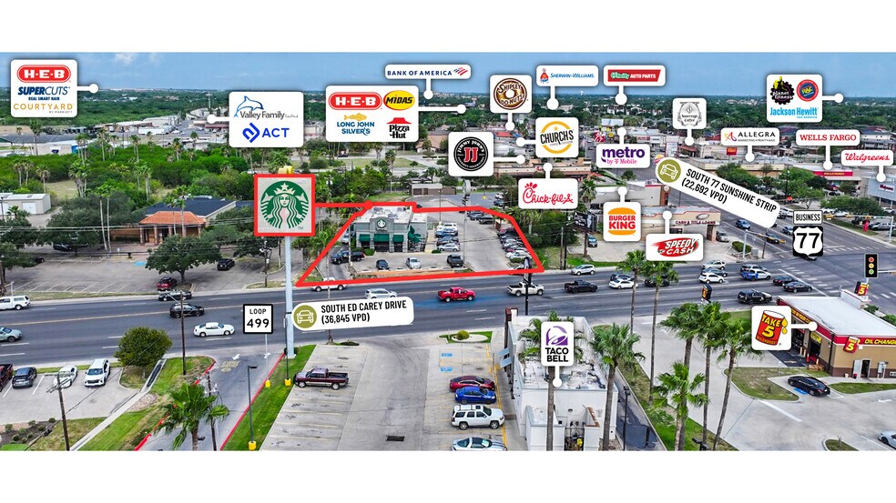 More Photos Of 1521 N Ed Carey Dr, Harlingen Freestanding For Sale