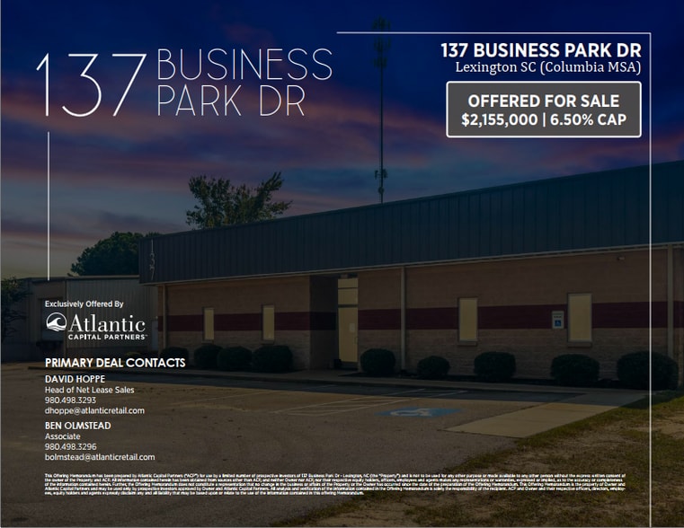 More Photos Of 137 Business Park Dr, Lexington Manufacturing For Sale