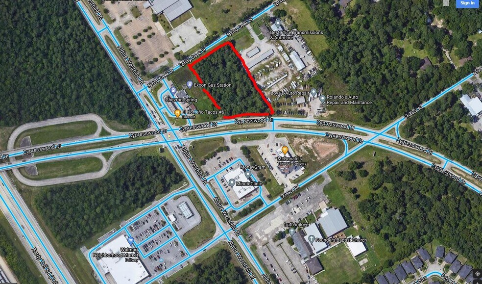 More Photos Of 0 Cypresswood Dr 2.268 Acres, Spring Land For Sale