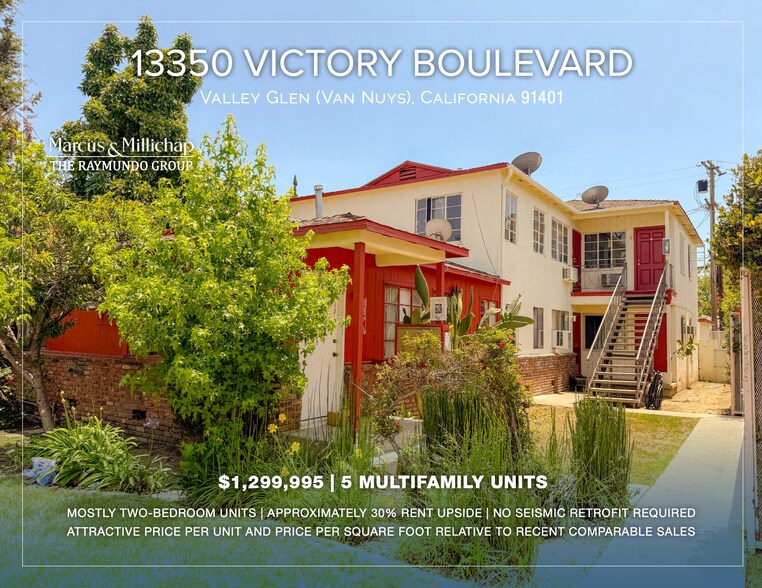 Primary Photo Of 13350 Victory Blvd, Van Nuys Apartments For Sale