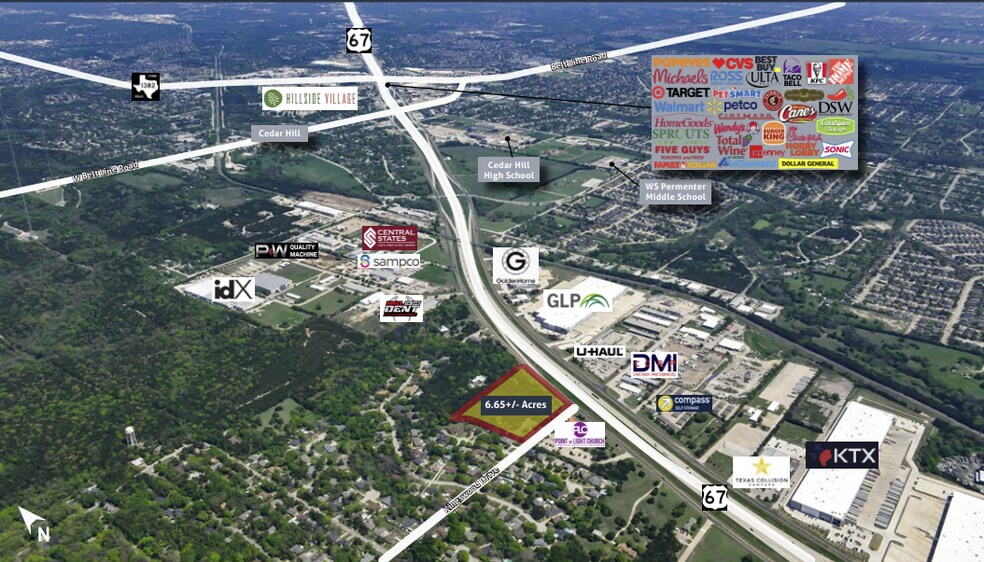 Primary Photo Of 1051 S J Elmer Weaver Fwy, Cedar Hill Land For Sale