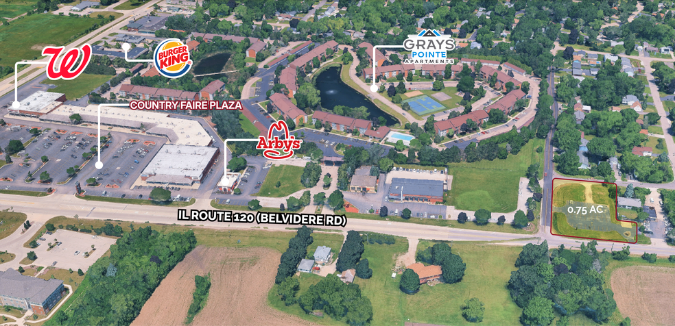 Primary Photo Of 18690 W Route 120 Hwy, Grayslake Land For Sale