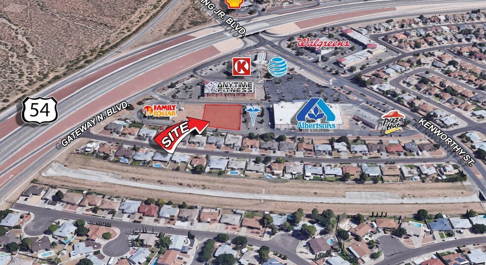 Primary Photo Of 10630 Gateway Blvd, El Paso Land For Sale