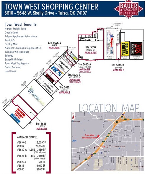 More Photos Of 5610-5648 W Skelly Dr, Tulsa Unknown For Lease