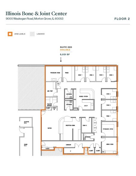 More Photos Of 9000 Waukegan Rd, Morton Grove Medical For Lease