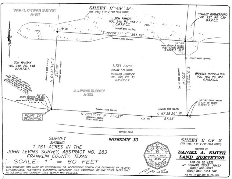 More Photos Of N I-30 Service Road, Mount Vernon Land For Lease