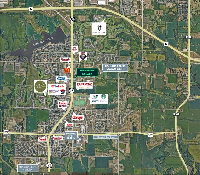 More Photos Of Highway 28 & Turnberry Road, Norwalk Storefront Retail Office For Lease