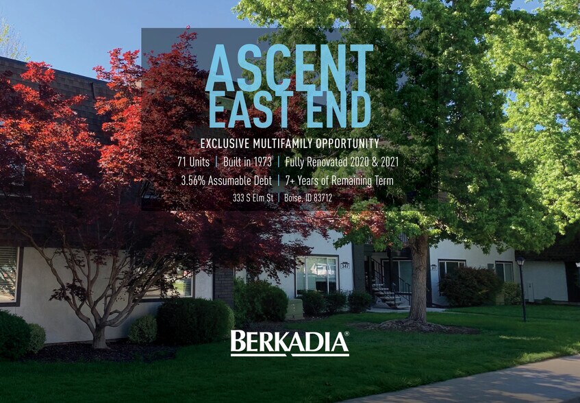 Primary Photo Of 333 S Elm Ave, Boise Apartments For Sale