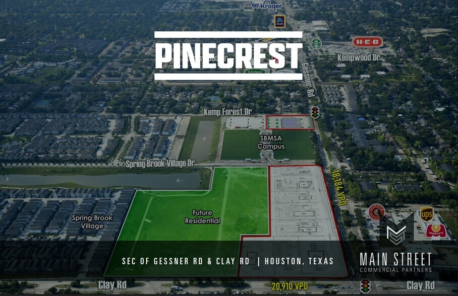 Primary Photo Of Sec of Gessner Rd & Clay Rd, Houston Land For Lease