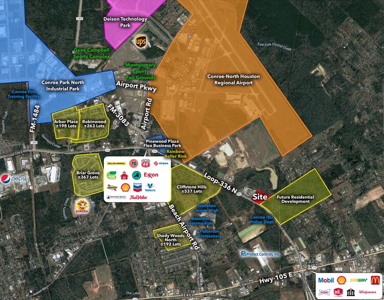 Primary Photo Of Loop 336 & Hwy 105, Conroe Land For Sale