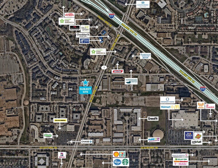 More Photos Of 12101 Greenville Ave, Dallas Unknown For Lease