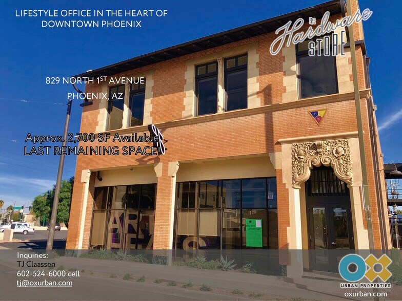 More Photos Of 829 N 1st Ave, Phoenix Loft Creative Space For Lease