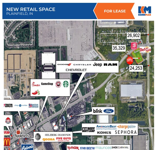 More Photos Of 3055 E. Main Street, Plainfield General Retail For Lease