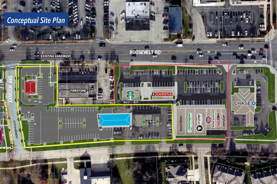 More Photos Of 701-719 Roosevelt Rd, Glen Ellyn Land For Lease