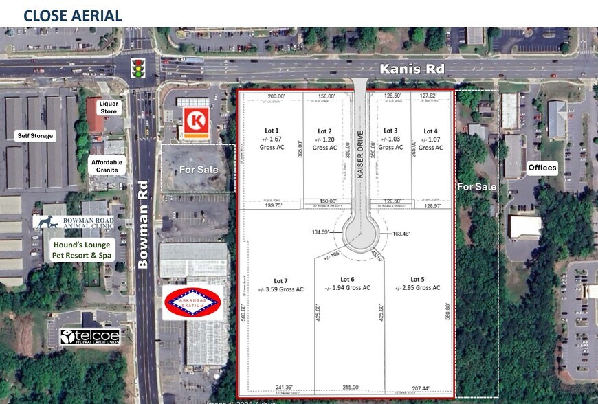 More Photos Of 11823 Kanis Road, Little Rock Land For Sale