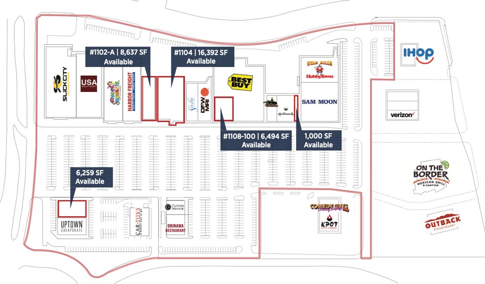 More Photos Of 1100-1118 W Arbrook Blvd, Arlington Unknown For Lease