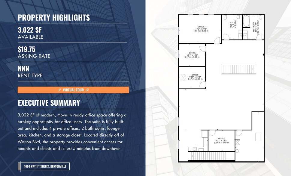More Photos Of 1004 NW 11th St, Bentonville Office For Lease