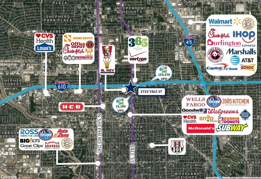 More Photos Of 2723 Yale St, Houston Storefront Retail Office For Lease