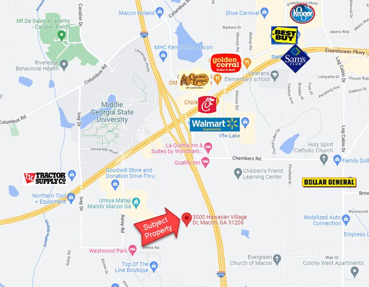 More Photos Of 3000 Hawaiian Village Dr, Macon-Bibb Land For Sale